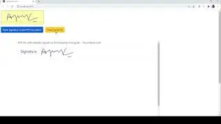 Add Signature in PDF Document Online Free with Angular Working Demo