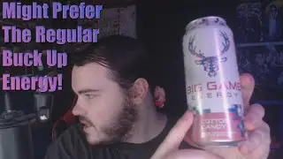 Big Game Energy Cotton Candy Taste Reaction/Review Might Prefer The Regular Buck Up Energy!