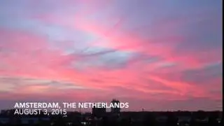 August Sunset in Amsterdam 2015