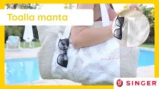 Cosé una toalla manta para llevar a la playa | Singer Argentina 🌊
