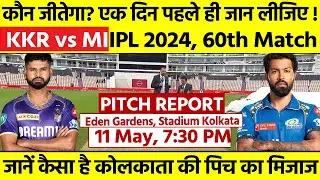 Eden Gardens Stadium Pitch Report: KKR vs MI IPL 2024 Match 60th Pitch Report | Kolkata Pitch Report