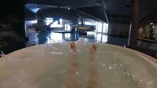 Chilling alone in the bubble bath at Stora Bl&aring;