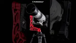 Canon EOS R5 II with ProMediaGear tripod and gimbal head