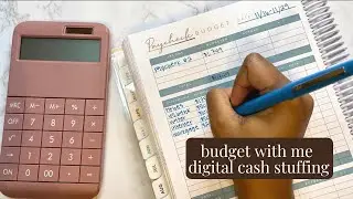 🦃BUDGET WITH ME: DIGITAL CASH ENVELOPE SYSTEM🦃I QUBE MONEY I RN SALARY
