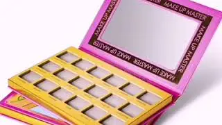 Empty paper makeup Palette