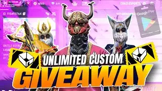 FREEFIRE LIVE REDEEM CODE GIVEAWAY||LIVE CUSTOM ROOM ||TC| GIVEAWAY|| DIAMOND GIVEAWAY#freefirelive