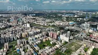 Newtown Kolkata 4K Drone Stock Footage
