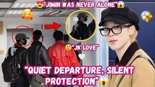 BTS покидают Португалию &mdash; Тихие шаги, безмолвная защита для Чимина 🤍