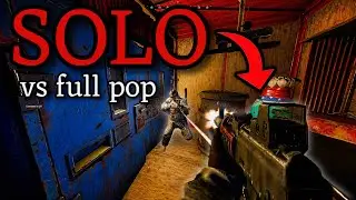 the BEST SOLO vs MAX POP Server on Rust Console