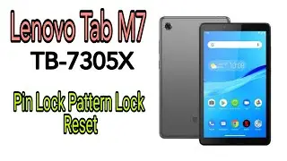How to Hard reset Lenovo Tab M7 ( TB-7305F ) || All Lenovo tab pattern unlock ll Easy Method