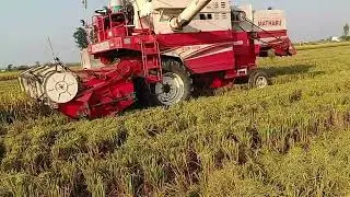 Paddy Straw Management with Super SMS Combine machine Village Barma