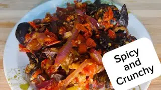 ✅How to make peppered snails | escargot | Congo meat || Spicy and crunchy!