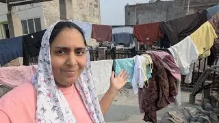 Aaj Kari Nazim K saath Milkar Ghar Ki Dhulayi 🧹👫