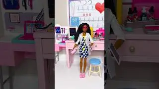 Pink Hospital For Dolls - Dolls Pediatrician #shorts #barbiedolls #dolls