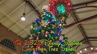 The 2025 Disney Springs Christmas Tree Stroll | All Trees, No Commentary | Stormwind Adventures