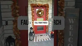 Welcome to my cozy oasis🍂 #falldecor #fallfrontporch #frontporchdecor #cozyfallvibes
