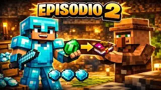 Un &iexcl;&iexcl;NOOB!! consigue sus primeros diamantes | WisiWorld | Cap.2 | Minecraft