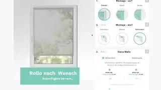 sonevo Live-Konfigurator f&uuml;r Apple Homekit Rollos nach Ma&szlig;
