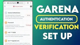 Garena Authentication Set Up | Garena Account | Garena Account Verification