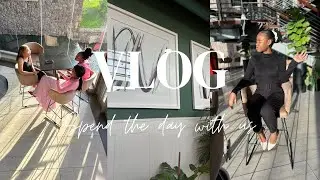 VLOG: Spend the day with us| Church| Lunch Date 🤍✝️