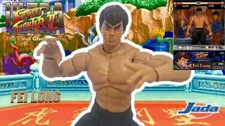 Review Fei Long - Street Fighter II Ultra - The Final Challengers - Jada Toys - [Pt-Br]