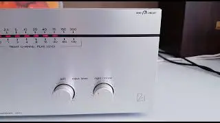 Luxman M-120 power amp after full service repair