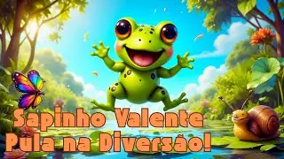Sapinho Valente Pula na Divers&atilde;o! M&uacute;sica Infantil Alegre para Crian&ccedil;as
