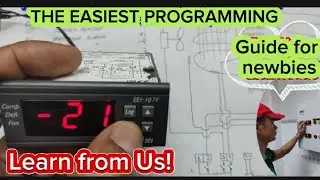 EASIEST PROGRAMMING OF DEI-107F  FROM CHILLER TO FREEZER SETTINGS -21°C TO -12°C / FOR BEGGINER