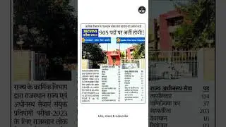 RAS Exam 2023 || 905 पदों पर होगी भर्ती