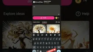 How to generate a trending Ai image with bing #ai #shorts #youtubeshorts #fyp #bing #ai