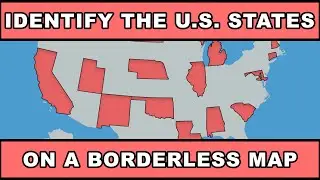World Quiz | Can you Identify the U.S. States on a Borderless Map