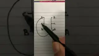 A B C connecting lines Puzzle #puzzle #puzzlelovers #shorts