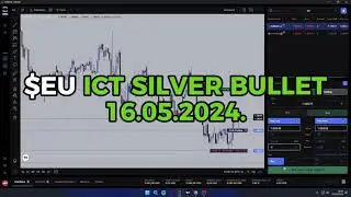 ICT Silver Bullet Live Trade - 16/05/2024 (-1%) - Making a mistake of not following my own bias