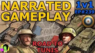 CoH3 | Tug of war on Tunis | Narrated Gameplay 1v1 British Forces | EP#239