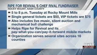 Ripe for Revival is hosting its annual Chef Rival fundraiser next week