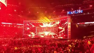 Roman Reigns entrance & pyro Wrestlemania 35