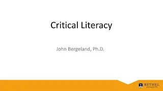Critical Literacy