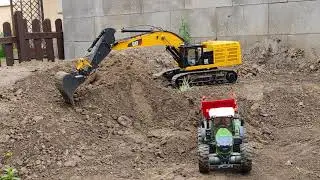 RC Bruder Fendt 1050 vs RC Cat 374F Lesu Base
