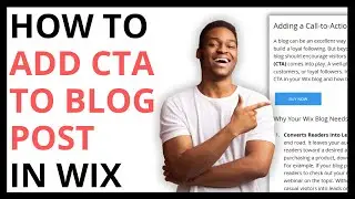 How to Add Call to Action to Blog Post in Wix [QUICK GUIDE]