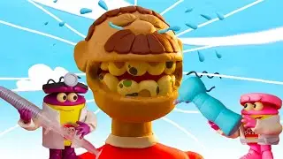 O Dentista N&atilde;o Sabe Escovar Dente | O Show do Play-Doh Temporada 2 | Play-Doh Oficial
