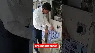 IpS maintenance for Railway Signalling system 🏭🚂 #shorts