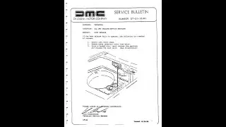 DeLorean ST-21: How To Open Broken Hood Cable