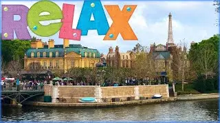 Our Most Relaxed Vlog Ever! UK & France Pavilions Epcot World Showcase Disney World