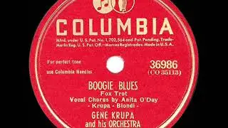 1946 HITS ARCHIVE: Boogie Blues - Gene Krupa (Anita O&rsquo;Day, vocal)