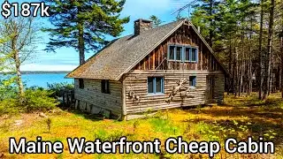 Maine Waterfront Cabins For Sale | $187k | Maine Oceanfront Home | Maine Real Estate | Roque Bluffs