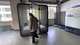 Smart film/smart glass demo: small meeting room