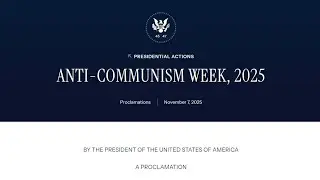 Неделя антикоммунизма?