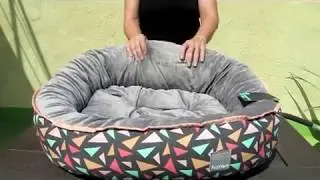 Reversible Summer Winter Dog Bed