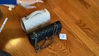 Chanel Medium Classic Flap Unboxing/What Fits/Comparison with Medium Business Affinity.