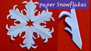 Snowflake Paper Craft | Paper Snowflake ❄️ ❄️ #snowflake  #papercraft